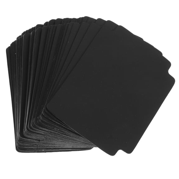 LOLIPPYY 50Pcs Card Storage Box Dividers in Black PP for Card Protection and Organization during Gameplay
