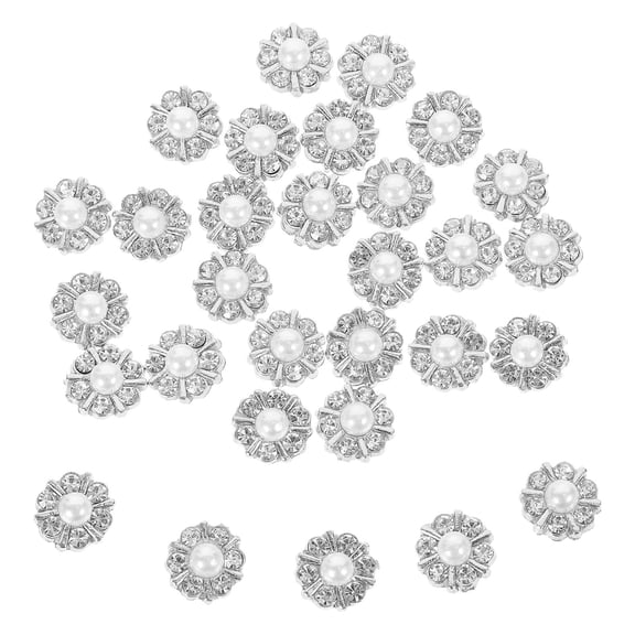 LOLIPPYY 50Pcs Clothing Button Decors Ideal for Sweaters Shirts and with Rhinestone