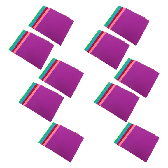 LOLIPPYY 50Pcs Craft Felt Fabric Sheets Assorted Colors with Fine Surface for Sewing and Handmade Decorations