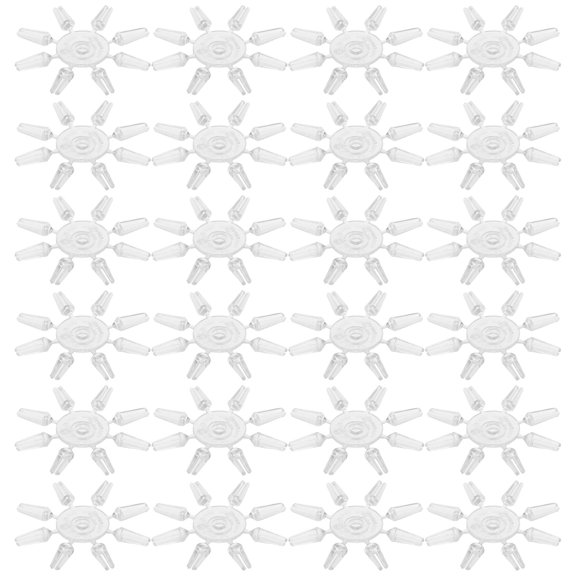 LOLIPPYY 50Pcs Dart Flight Protector Tool in Transparent Plastic for Enhanced Flight Stability