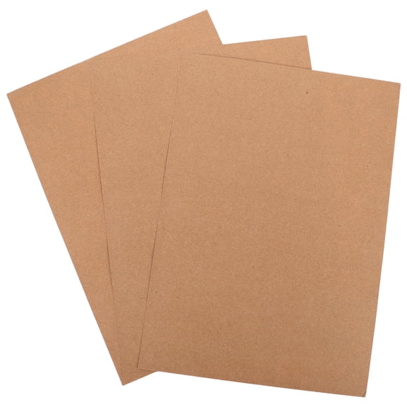 LOLIPPYY 50Pcs Durable Khaki Cardboard Sheets for Scrapbooking Crafts and Home Office Use