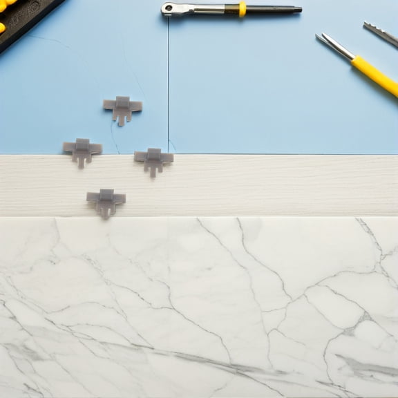 LOLIPPYY 50Pcs Easy Install Plastic Cabinet Hinge Restriction Clips for Soft Close Door Limiters Grey