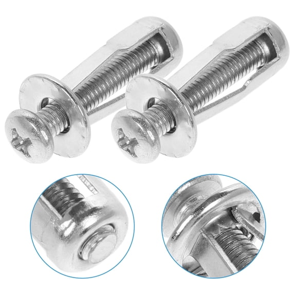 LOLIPPYY 50Pcs Expansion Screw Petal Nuts Set for Versatile Concrete Wall and Drywall Applications