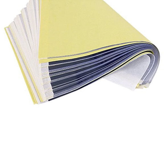 LOLIPPYY 50Pcs Fabric Transfer Paper Sheets Multi Color with Protective Coating for Stencil Transferring