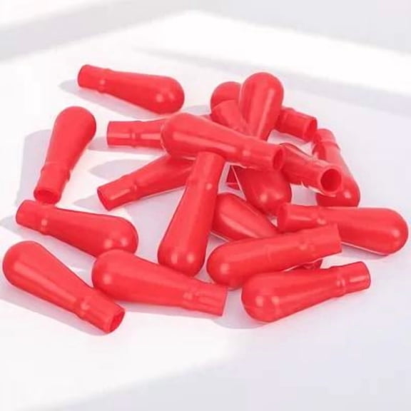 LOLIPPYY 50Pcs Glass Pipette Bulb Rubber Dropper For Personal Use With Liquid Transfer