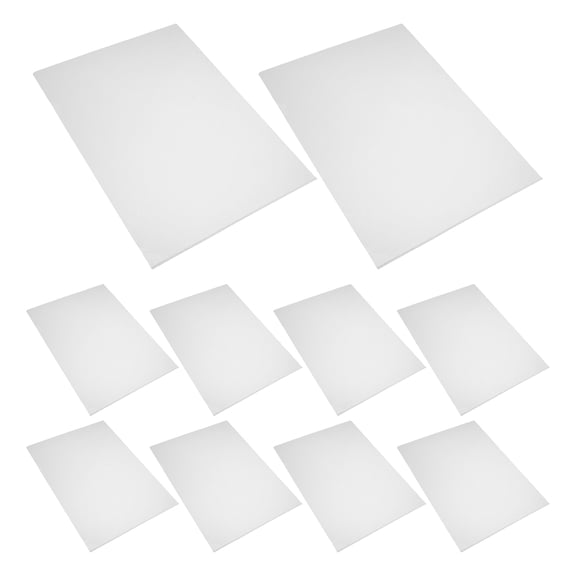 LOLIPPYY 50-Pack Heavy Duty Clear Plastic Page Protectors Sleeves for Music Binders and Document Storage