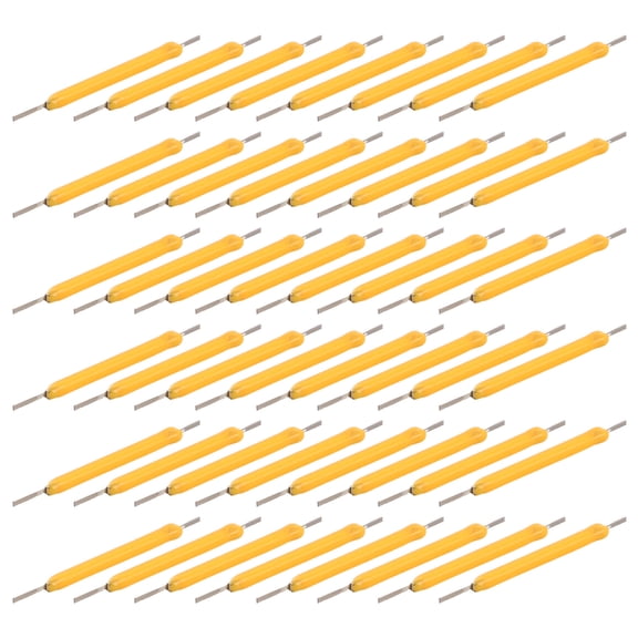 LOLIPPYY 50Pcs LED Light Repair Parts Yellow for Efficient Home Lamp Filament Replacement