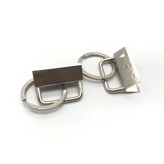 LOLIPPYY 50Pcs Lanyard Clasp Silver Metal for Hand Craft Projects and Suitcase