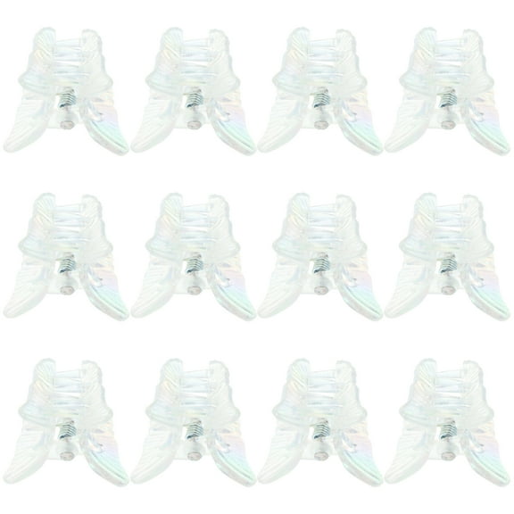 LOLIPPYY 50Pcs Mini Claw Clips Plastic Butterfly Shape For Women Daily Life Use