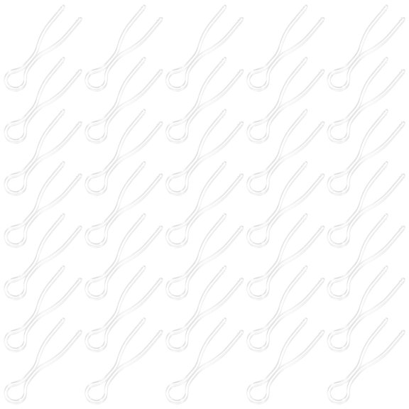 LOLIPPYY 50Pcs Plastic Bobbin Thread Holder Clips for Sewing Accessories with Single Hand Use