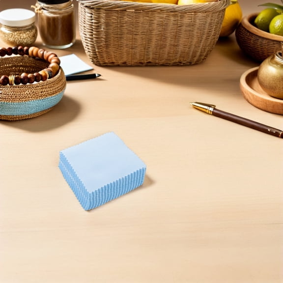 LOLIPPYY 50Pcs Portable Silverware Polishing Cloth for Jewelry Soft Reusable Cleaning Rag