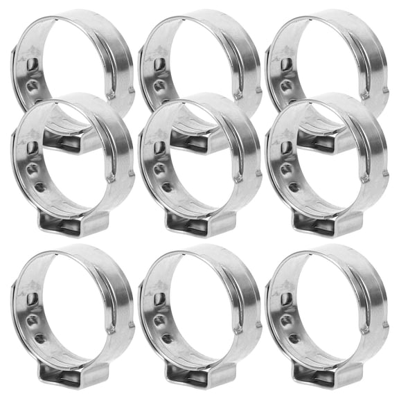 LOLIPPYY 50 Pieces Stainless Steel Clamp for and Easy Installation, Material