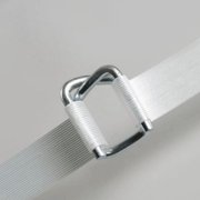 YOSADIER 50Pcs Durable Silver Metal Packing Buckle Replacement for DIY Handcraft Strap Projects