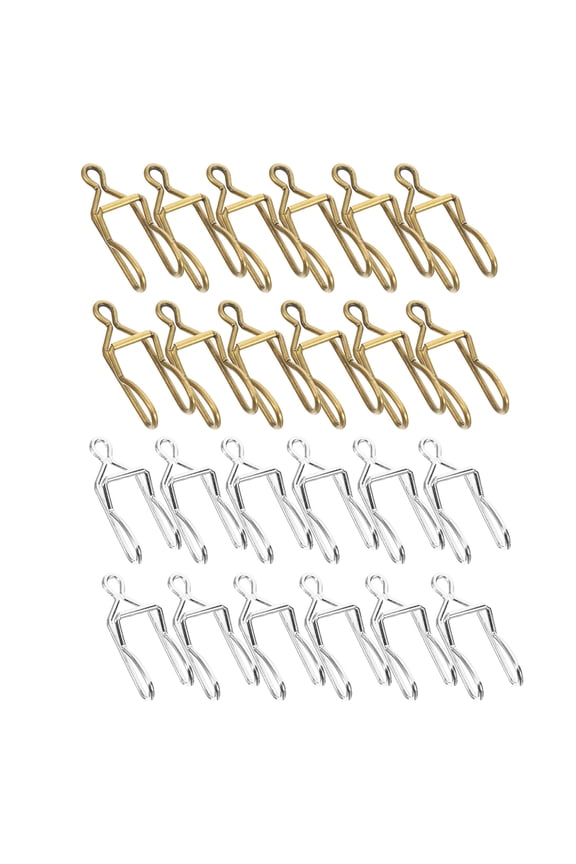 50Pcs Smooth Finish Pocket Watch Chain Clips Metal Clasps for Various Chain Uses