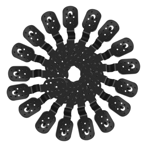 LOLIPPYY 50Pcs Strong Black Plastic Clips for Shade Cloth Fixing and Greenhouse Film Support