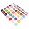 thumbnail image 1 of LOLIPPYY 50Pcs Sunflower Embroidered Iron on Patches Assorted Color Floral Applique for Clothing Repair and Decoration, 1 of 8