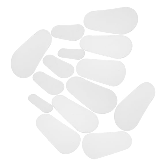 LOLIPPYY Portable Makeup Brush Sleeves Transparent Eva Antideformation Design 50Pcs