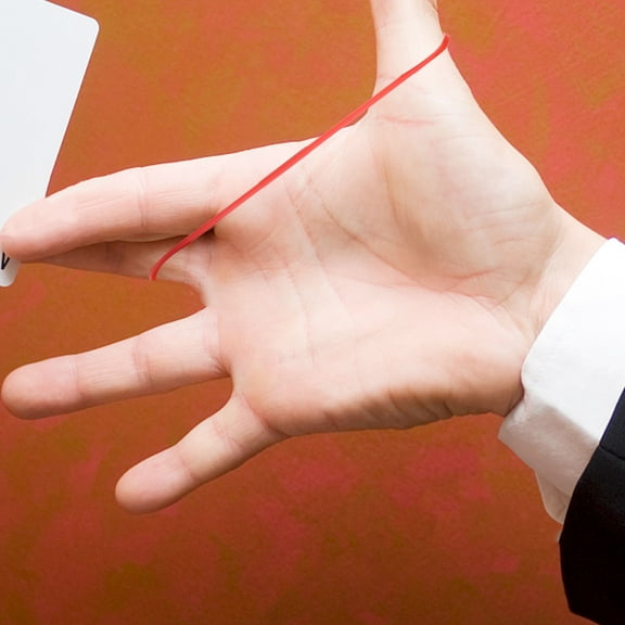 LOLIPPYY 50Pcs Trick Rubber Band for with Star Shaped Design and Supplies