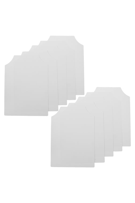 50Pcs White Cardboard Shirt Insert for Garment Packaging and Wrinkle Free T Shirt Display