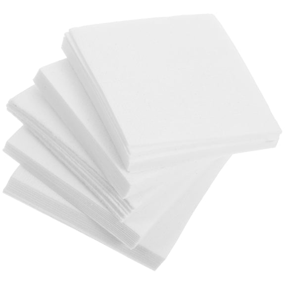 LOLIPPYY 50Pcs Microwave Kiln Ceramic Fiber Paper for DIY Glass Fusing and Pottery
