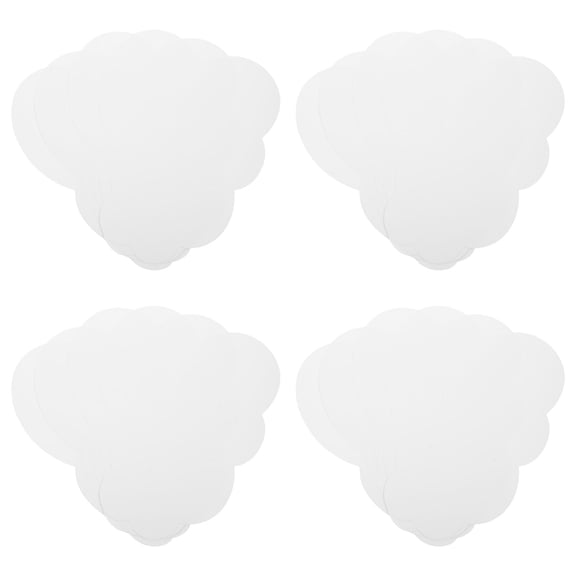 LOLIPPYY White Cloud Die-Cuts Craft Paper Pads DIY Use Sturdy Cardstock 50Pcs