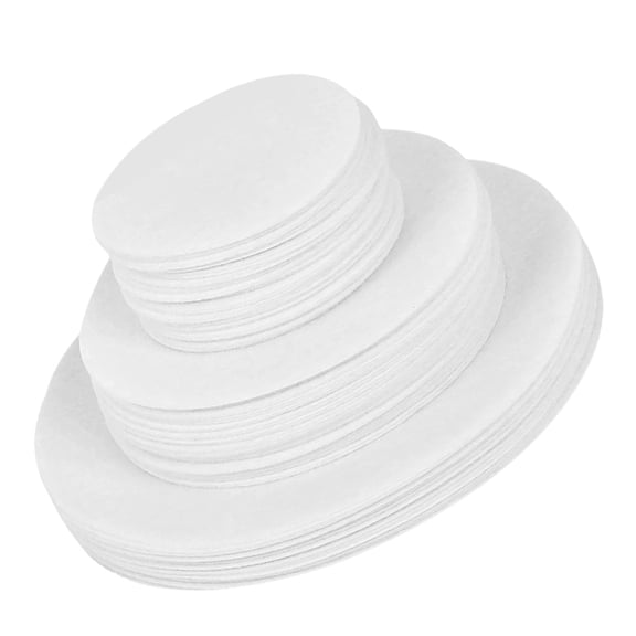 LOLIPPYY 50Pcs White Felt Pan Protectors Nonslip Pot Protectors for Stacking and Storage