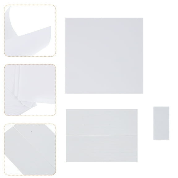 LOLIPPYY 50Pcs White Kraft Paper Confetti Petal Cones with Adhesive Tape for Party Decor