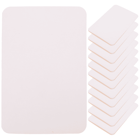LOLIPPYY 50-Pack White Rectangular Paper Greeting Cards for Blessing, Invitations, and Messages