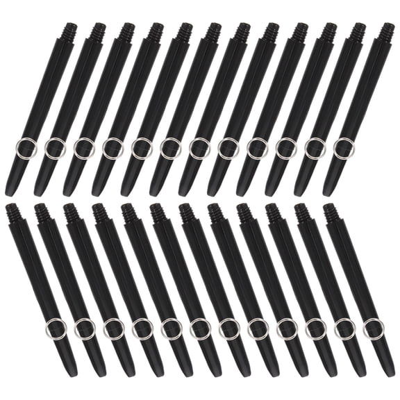 LOLIPPYY 50Sets Professional Nylon Shafts Thread Rods Black Durable Outdoor Darts Stems Replacement Accessories