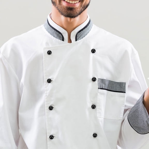 LOLIPPYY 50pcs Cloth Chef Coat Buttons Replacement Set for Professional Kitchen Uniforms and Chef Apparel