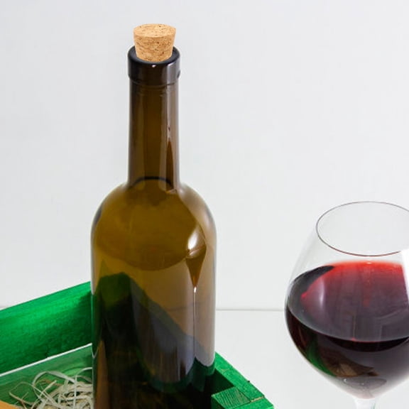 LOLIPPYY 50pcs Cork Bulk Synthetic Material Light Brown Beverage Preservation for Givers