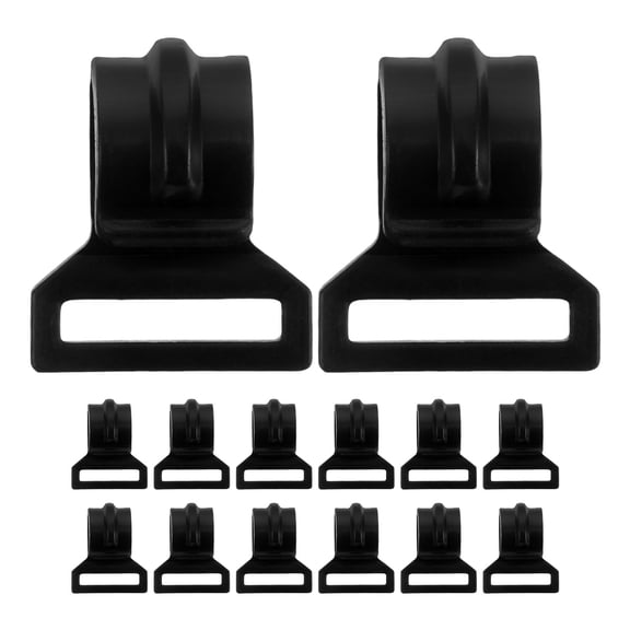 LOLIPPYY 50pcs Plastic Clips for Camping Sunshade Canopy Tent Poles for Outdoor Activities Such as Camping Hiking and Fishing