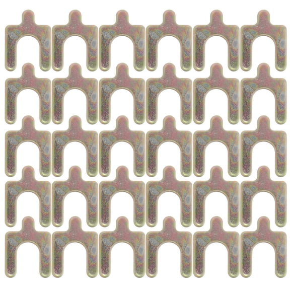 LOLIPPYY 50pcs Shim Kit for Vehicle Wheel Alignment U Shaped Shims for Automotive Maintenance
