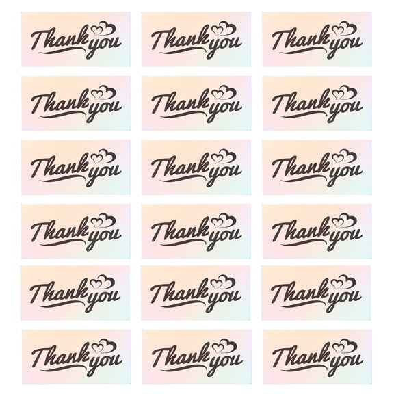 LOLIPPYY 50pcs Thank You Postcards for Small Business, Appreciation Cards, Thanks Themed Cards Set