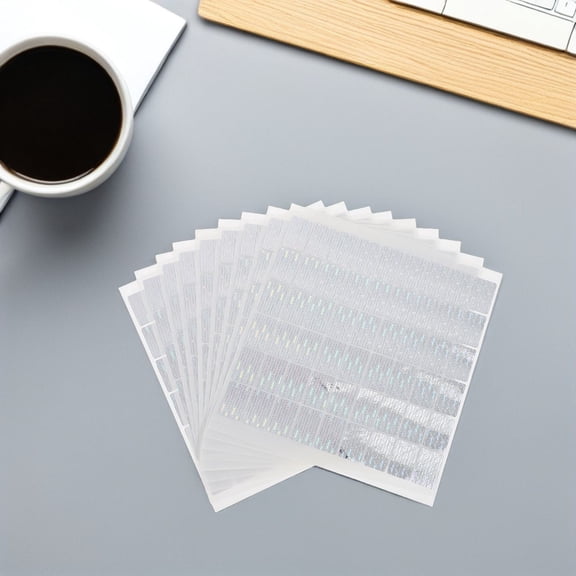 LOLIPPYY 513Pcs Clear Tamper Evident Labels with Unique Tear Off for Product Anti-Counterfeit