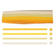 LOLIPPYY 5400 Pieces Double-Sided Yellow Origami Paper Star Strips for Crafting and Paper Star Decorations