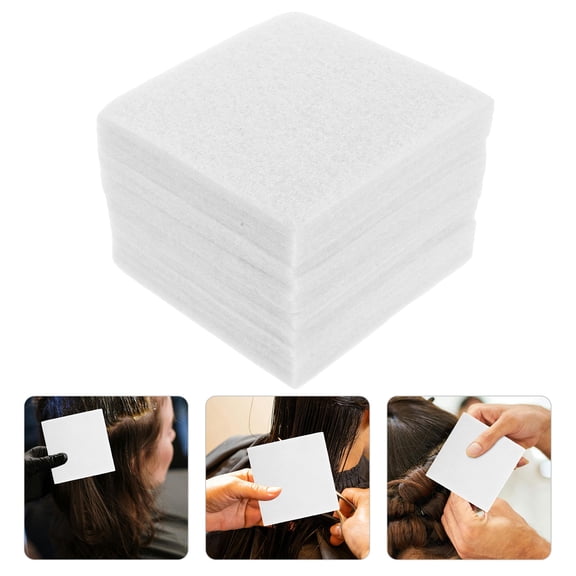 LOLIPPYY 56Pcs Hair Perm Cotton Wrapping Sheets Heat Insulation for Salon and Home Styling