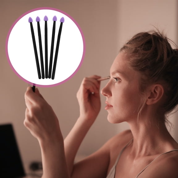 LOLIPPYY 5PCS Silicone Makeup Applicator in Black for Daily Eye Makeup by Makeup Enthusiasts