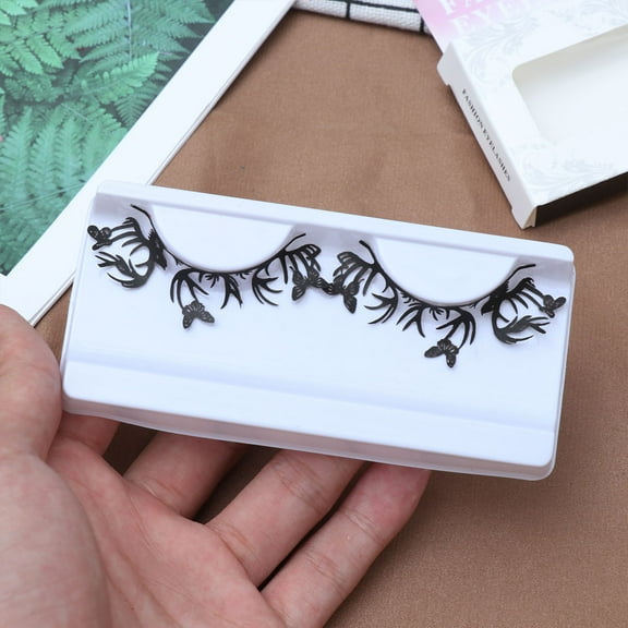 LOLIPPYY false lash natural Black Fancy Design 5 Pairs
