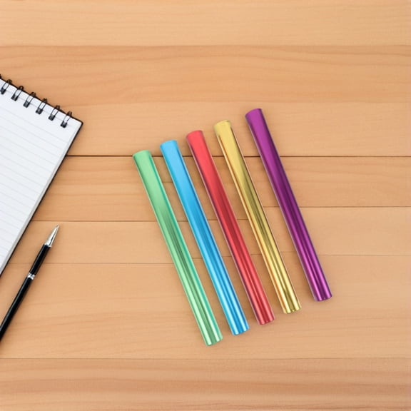 LOLIPPYY 5Pcs Aluminum Relay for Race Lightweight Anti Skid Relay Stick for Track Sprint Competitions