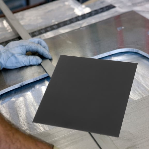 LOLIPPYY 5Pcs Aluminum Sheet Metal Plates For Sign Making Black Design