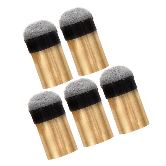 LOLIPPYY 5Pcs Billiard Pool Cue Tip Replacement Kit with Fix for Home Use