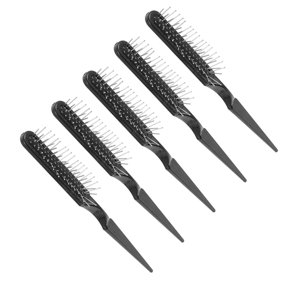 LOLIPPYY 5Pcs Black Braid Detangling Comb for Smooth Hair and Quick Styling At Home Or Salon
