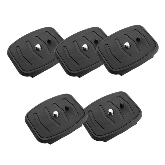 LOLIPPYY 5Pcs Black Camera Tripod Base Plate Quick Release Mount for Versatile Photography