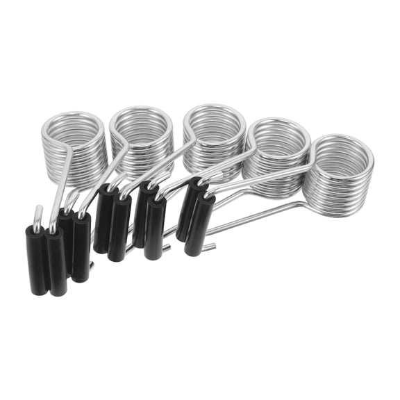 LOLIPPYY 5-Pack Butterfly Door Closer Springs with Rubber Bumpers, Automatic Self-Closing Hinges for Interior and Home Doors