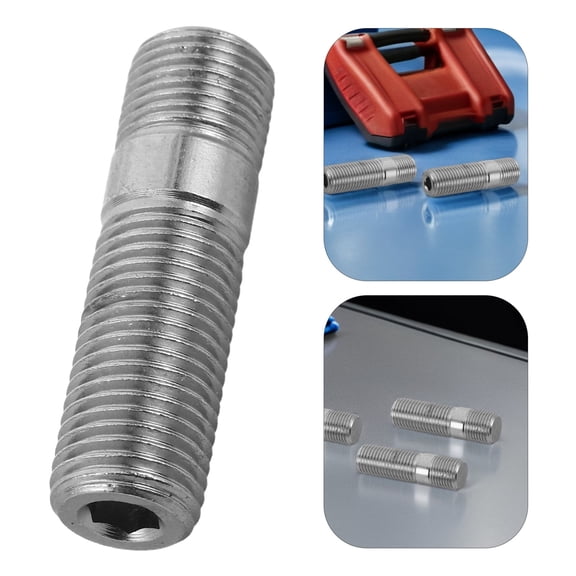 LOLIPPYY 5Pcs Car Wheel Hub Bolt Kit Grey Reliable Hub Stud Nuts for Automotive Wheel Fasteners