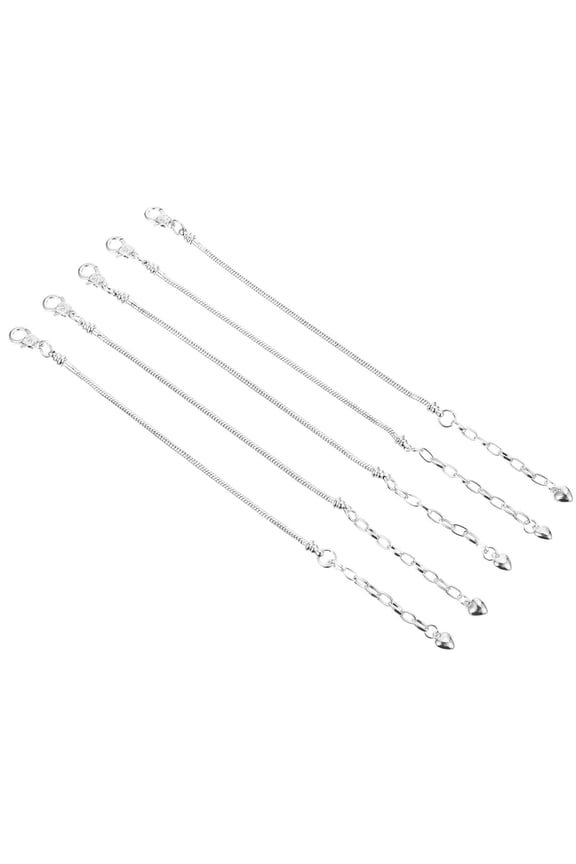 5Pcs Copper Bracelets Snake Bone Chains Fine Workmanship Elegant Jewelry