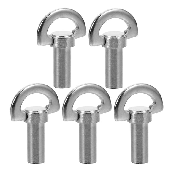 LOLIPPYY DIY Music Box Key, Plated Silver Metal, Smooth Operation, for Windup Projects, 5Pcs
