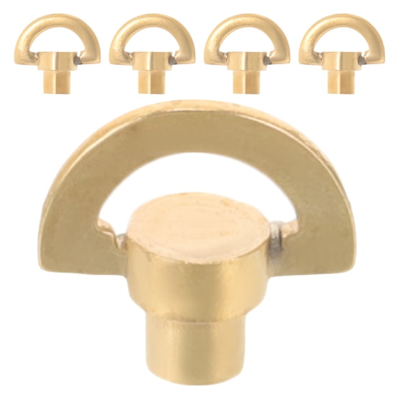 LOLIPPYY Universal Golden Iron Winding Key for Music Boxes and Jewelry Repairs 5Pcs