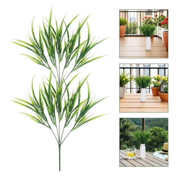 LOLIPPYY 5Pcs Decorative Fake Plants Artificial Shrubs for Porch Pathway and Outdoor Landscaping